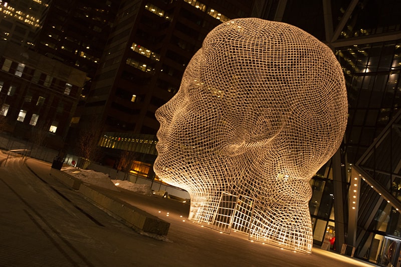 Scultura del Paese delle meraviglie di Calgary