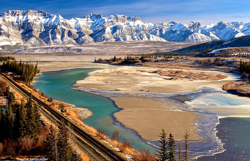 A view of Jasper National Park