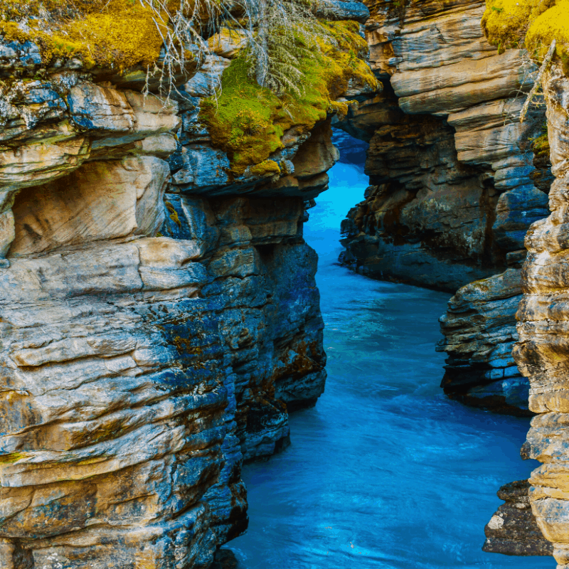 Maligne Canyon in Jasper National Park