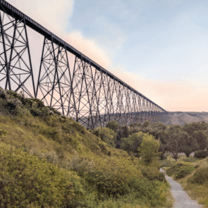 Train Bridge in Lethbridge, Alberta