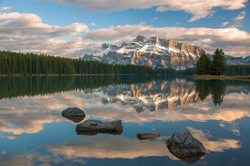 Two Jack Lake in Banff National Park 