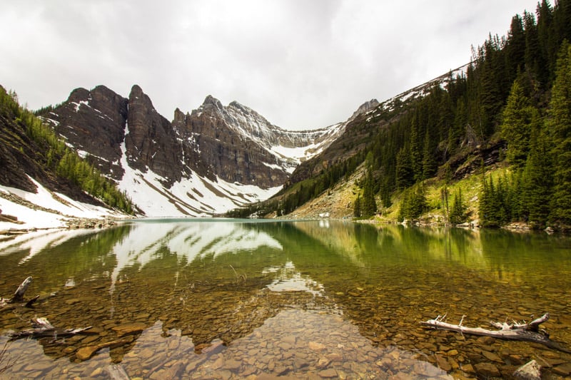 Lake Agnes in Banff National Park