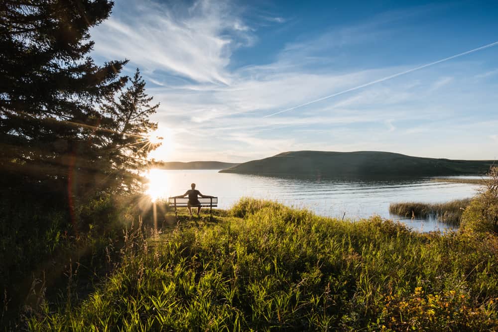 Cypress Hills Provincial Park sunset