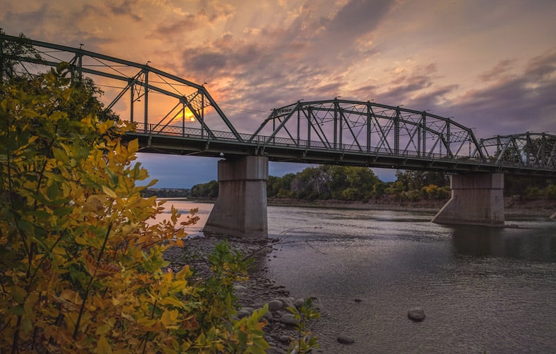 Finlay Bridge in Medicine Hat