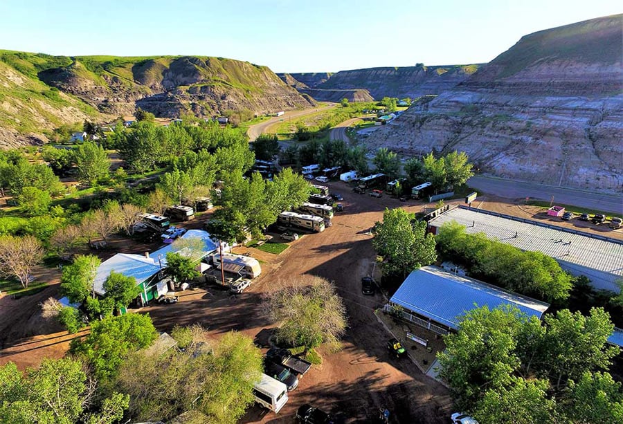 Dinosaur RV Park Campsites and Main Office