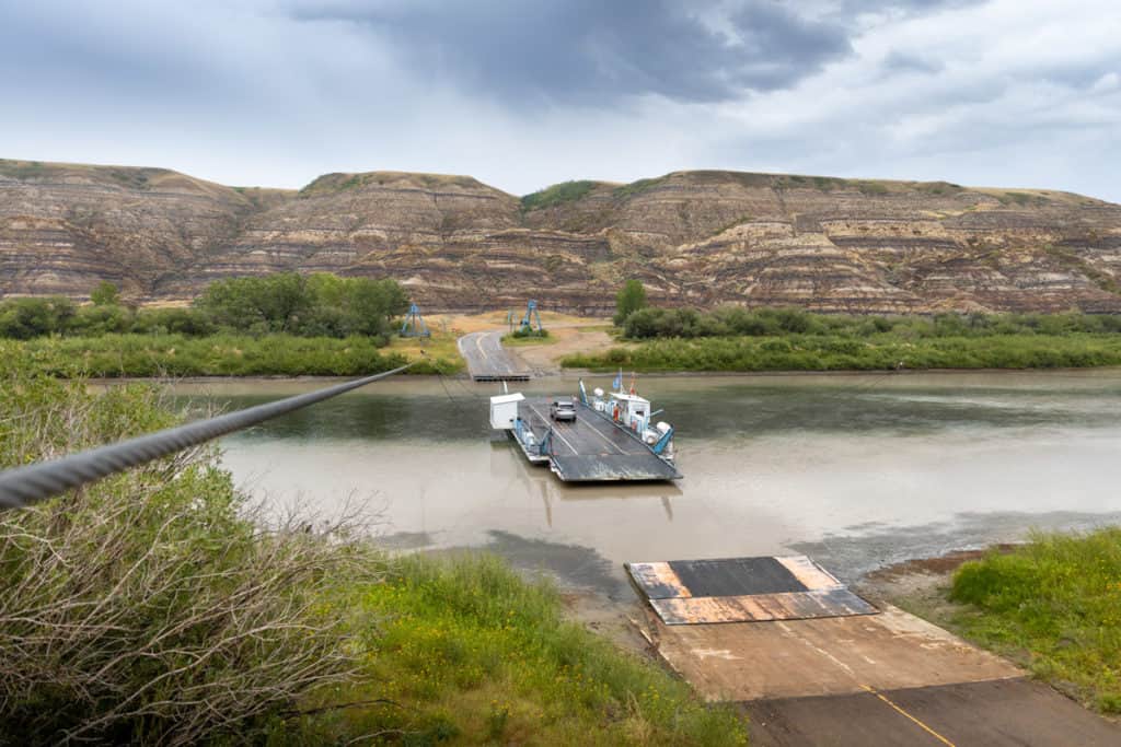 The Bleriot Ferry near Drumheller