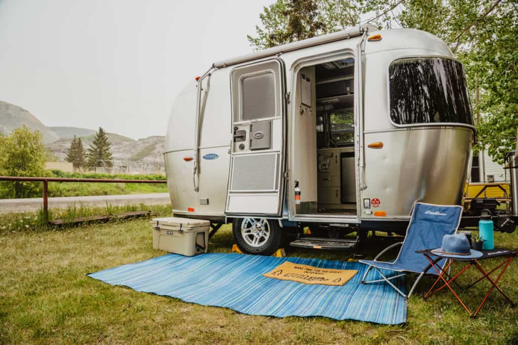 An Airstream in Drumheller