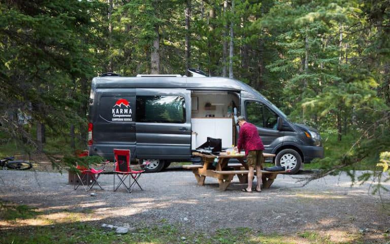 RV Rentals In Alberta How To Rent An RV This Summer For 2024   Karma Campervan Rental Calgary 768x480 