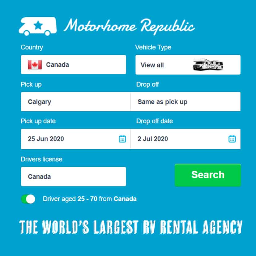 Motorhome Republic RV rentals