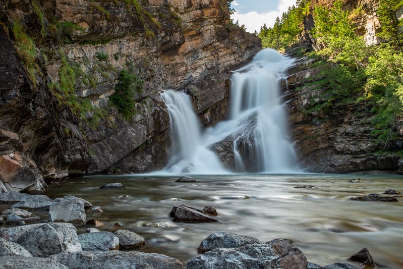 Cameron Falls in Waterton, Alberta