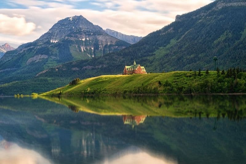 Prince of Wales hotel in Waterton Alberta