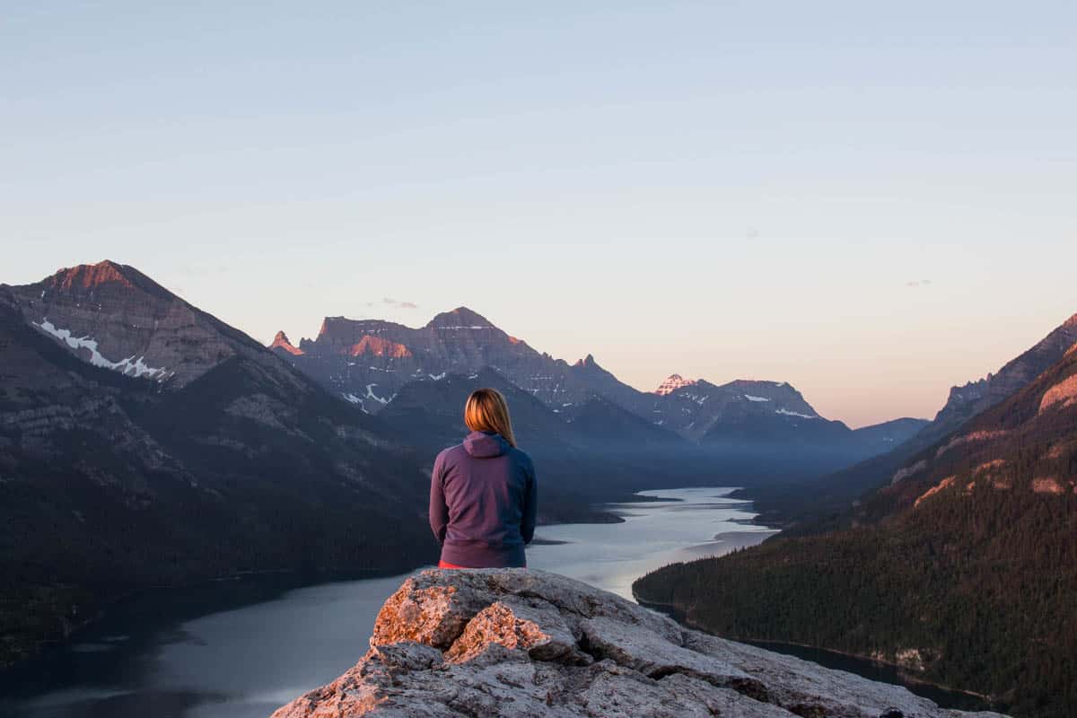 View of Waterton Lakes National Park