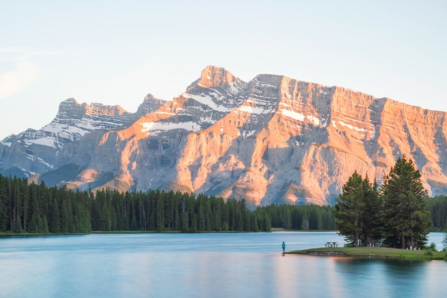 Two Jack Lake in Banff National Park Alberta