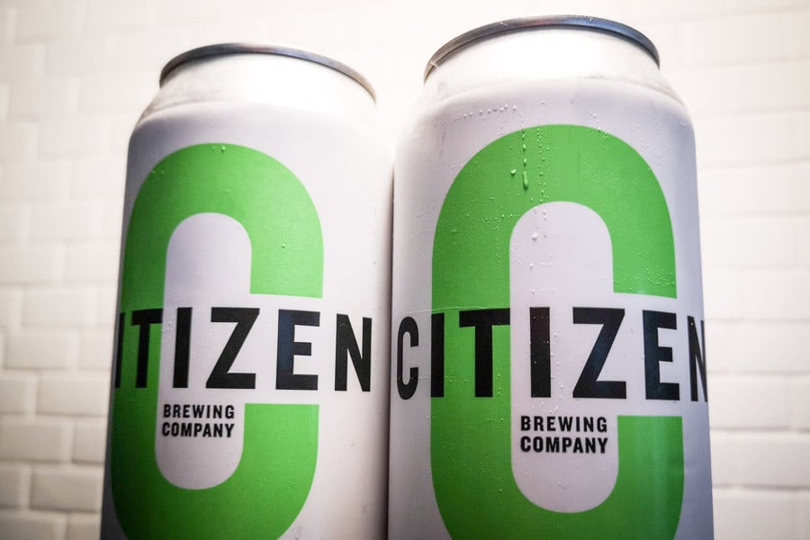 Tall cans of Hijacked IPA from Citizen Brewing Company