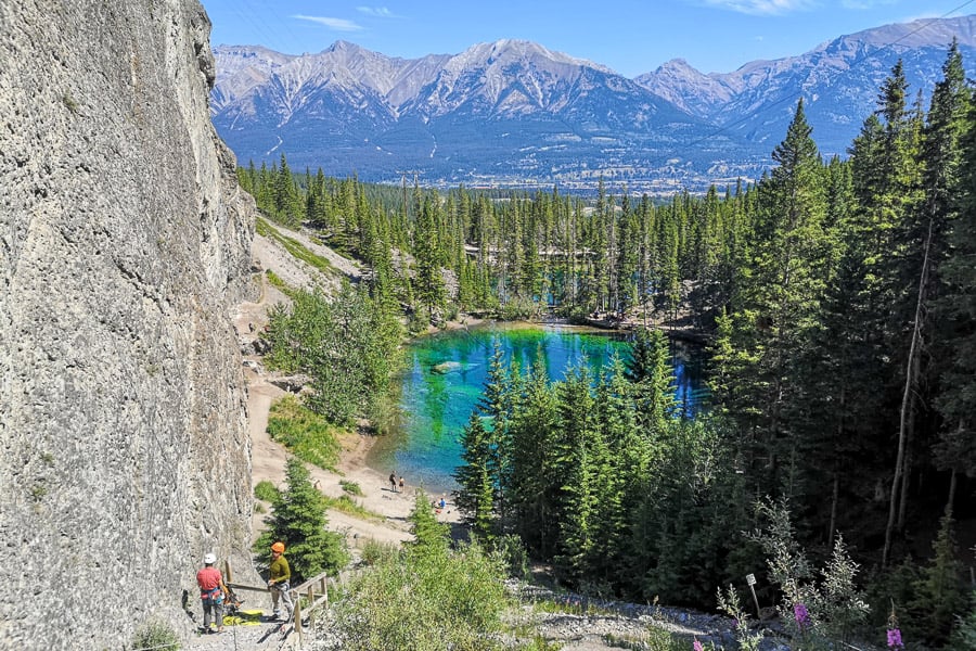 Grassi Lakes hike in Canmore.