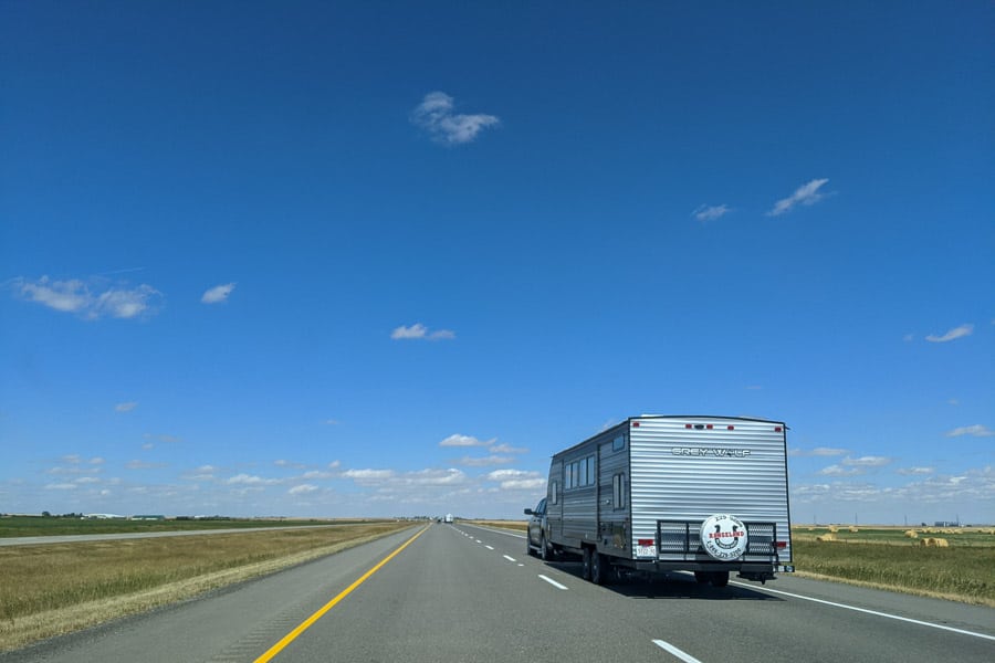 Alberta Highway 2 going to Lethbridge