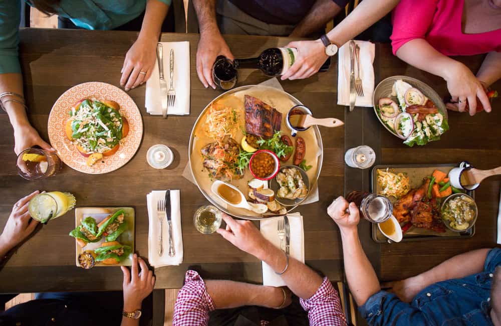 Table fare at Park Distillery Banff