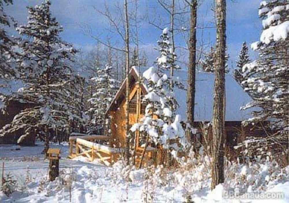 The Gingerbread Cabin in Jasper, Alberta