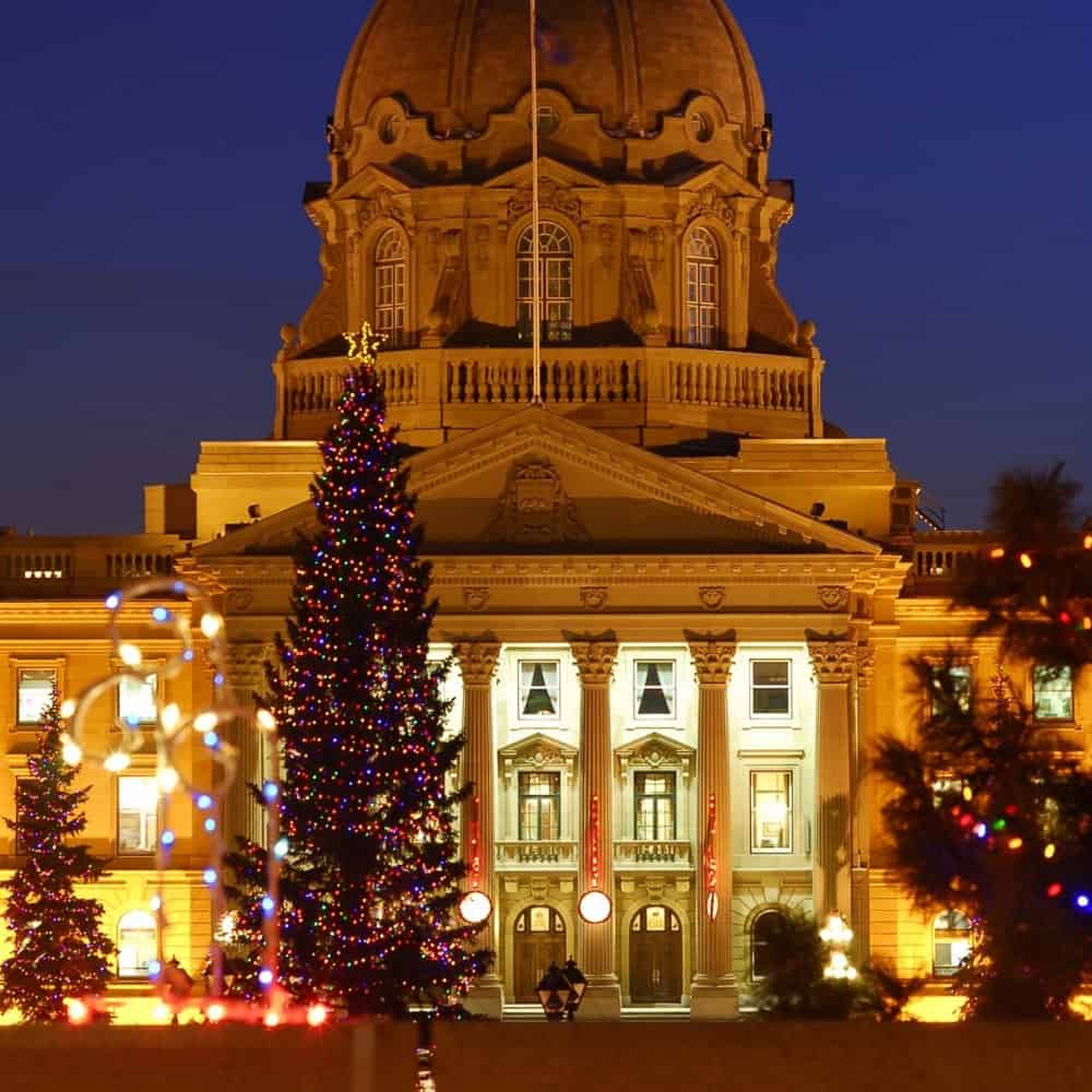 Christmas Lights in Alberta