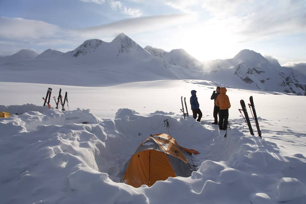 Backcountry Winter Camping in Alberta