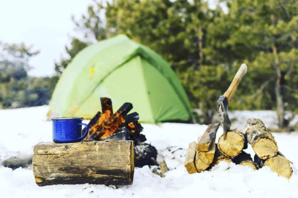 Winter Campsite