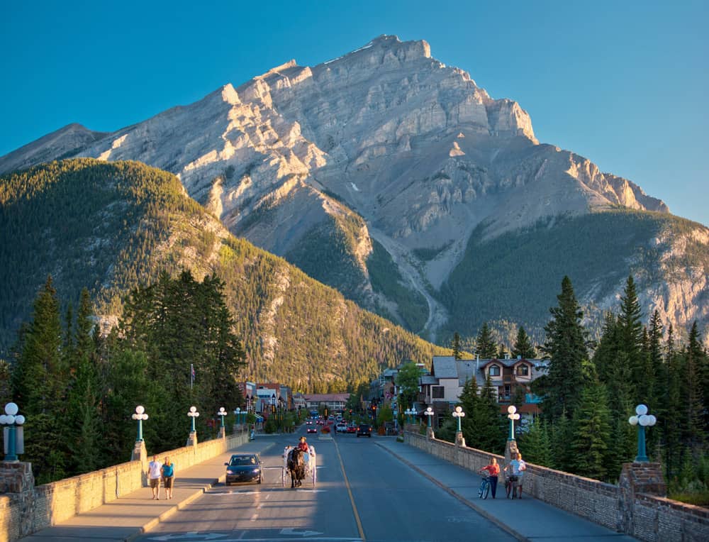 View of Banff Avenue