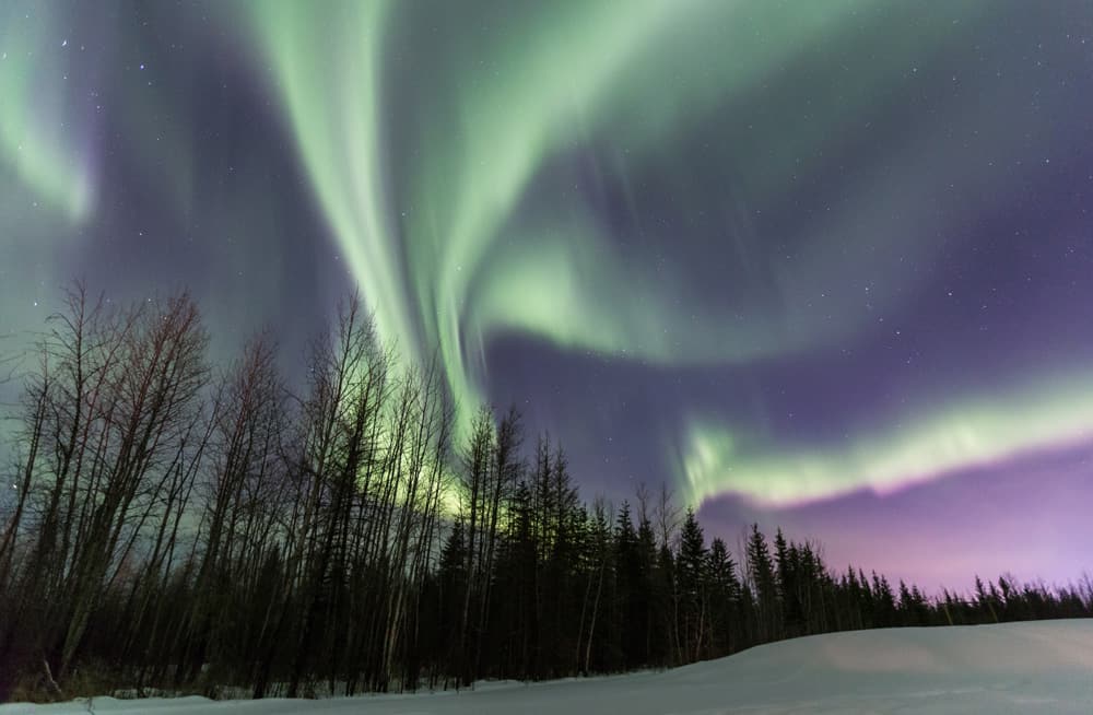 Northern Lights in Fort McMurray - an Alberta natural wonder