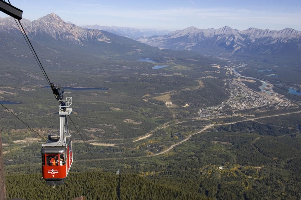 View of Jasper from the Jasper Tramway