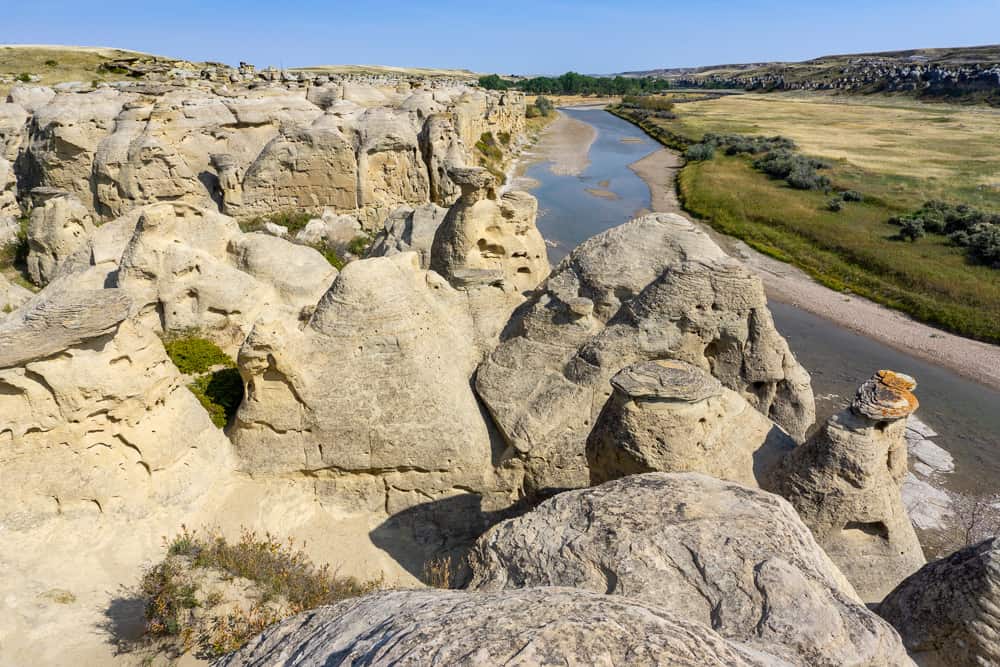 Hoodoos in Writing-on-Stone Provincial Park