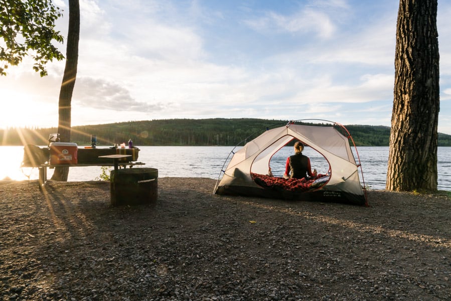 Camping in Castle Provincial Park