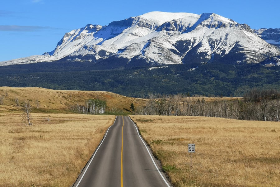 Waterton Red Rock Canyon Road