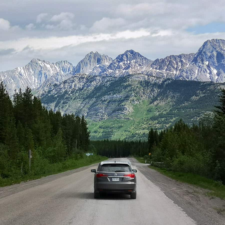 Driving to Kananaskis