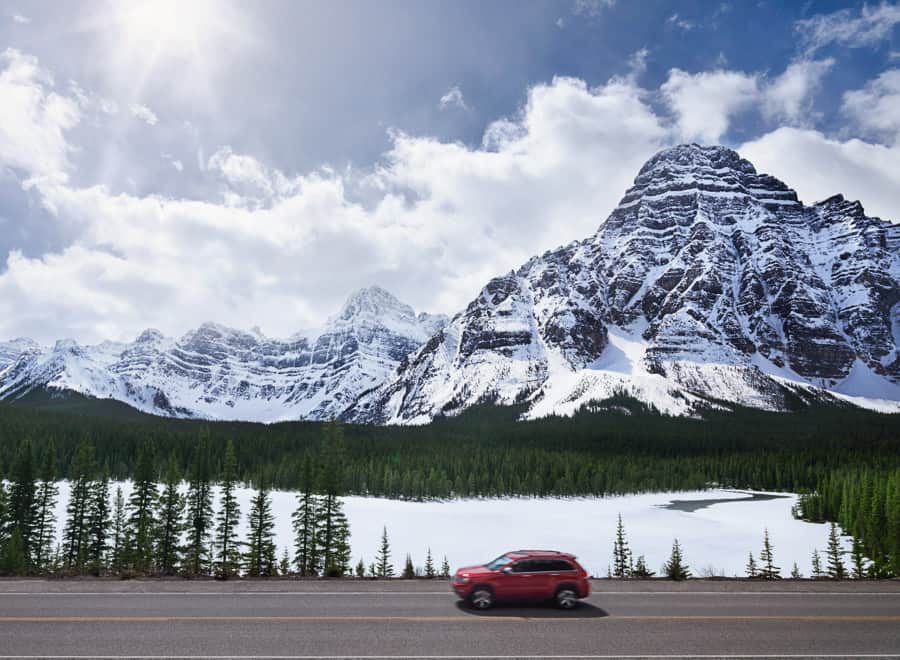 Driving the Icefields Parkway