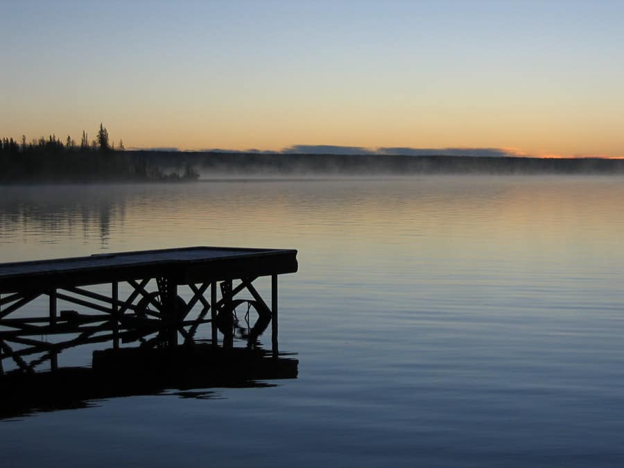 Sunset on Lac La Biche