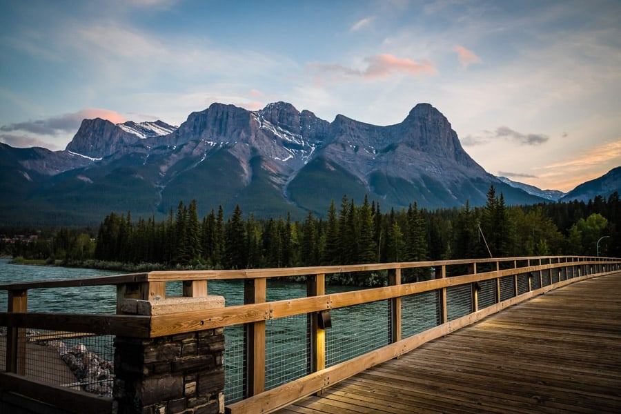 Bridge in Canmore, Alberta