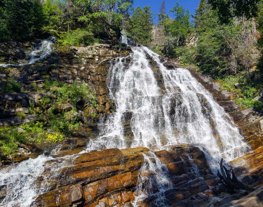 Lower Bertha Falls - Waterton Lakes National Park