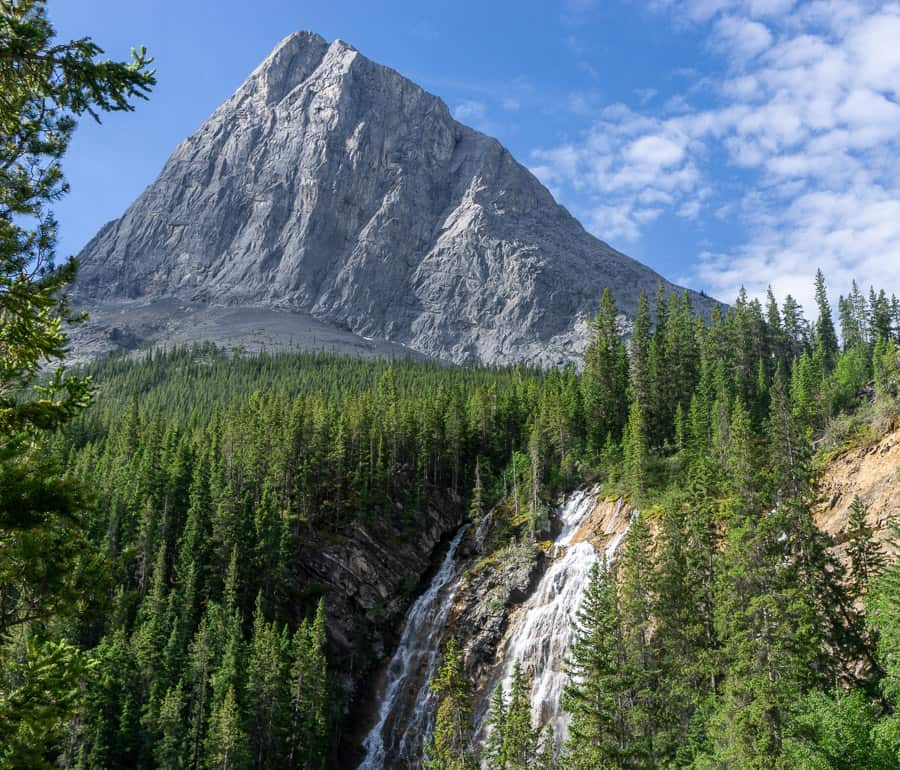 Grassi Lakes Falls near Canmore