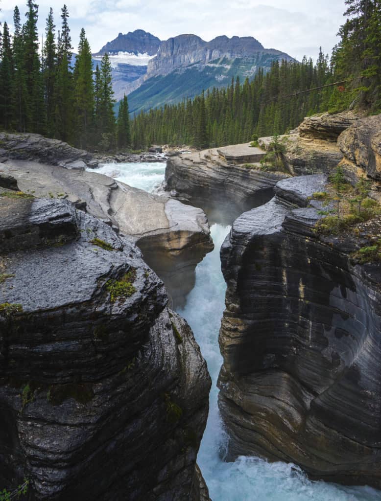 Mistaya Canyon Banff National Park