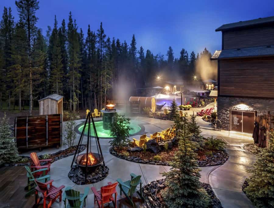 The spa at Kananaskis Mountain Lodge