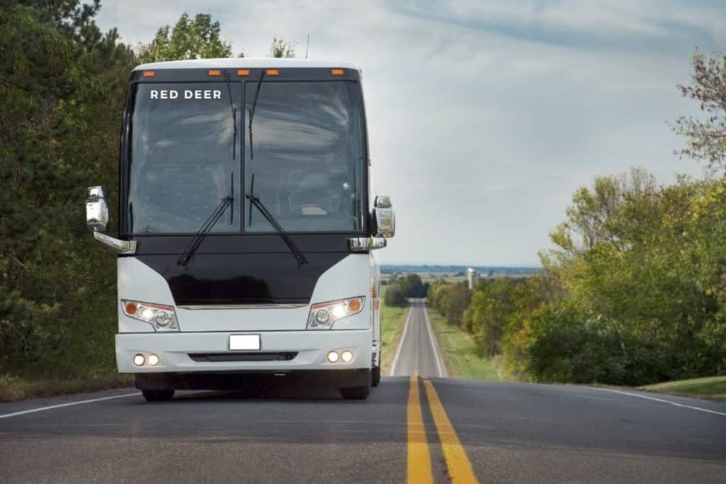 Bus to Red Deer