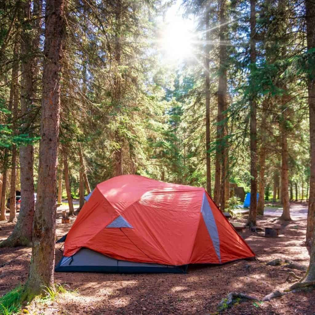 Camping in Banff National Park