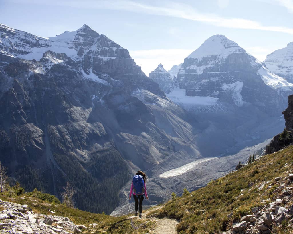 Hiking near Lake Louise