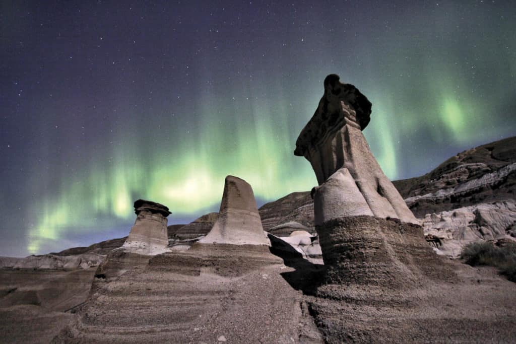 Hoodoos and Aurora