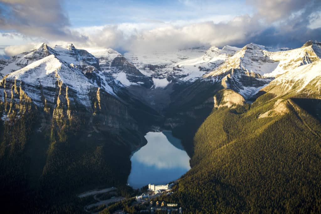 Lake Louise from Above