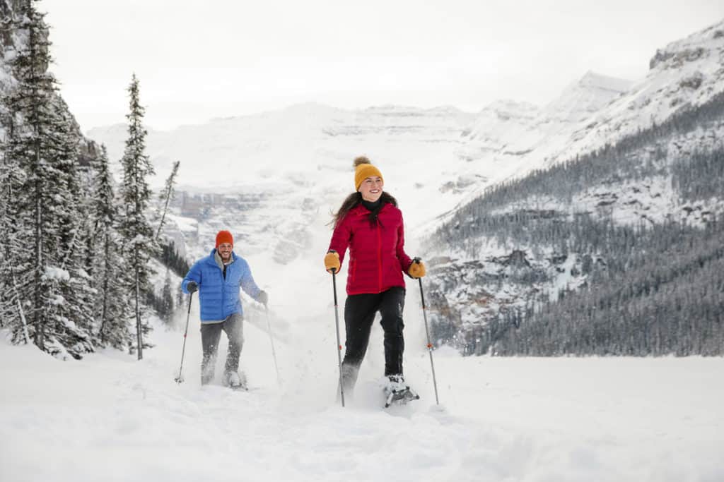 Snowshoeing in Banff National Park