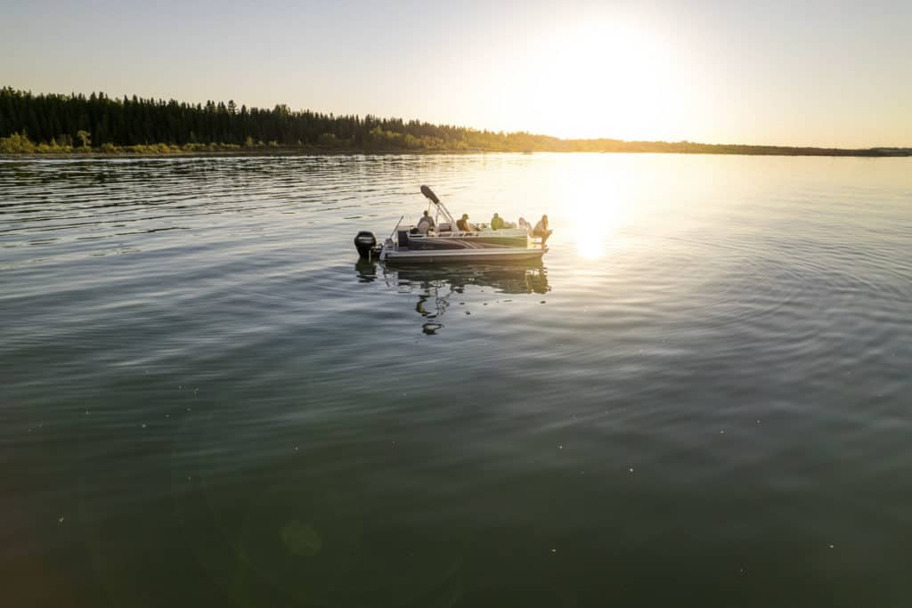 Fishing on Gull Lake