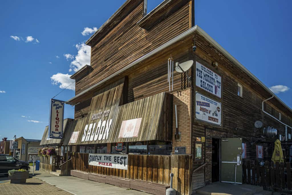 The Monkey Top Saloon in Lacombe, Alberta