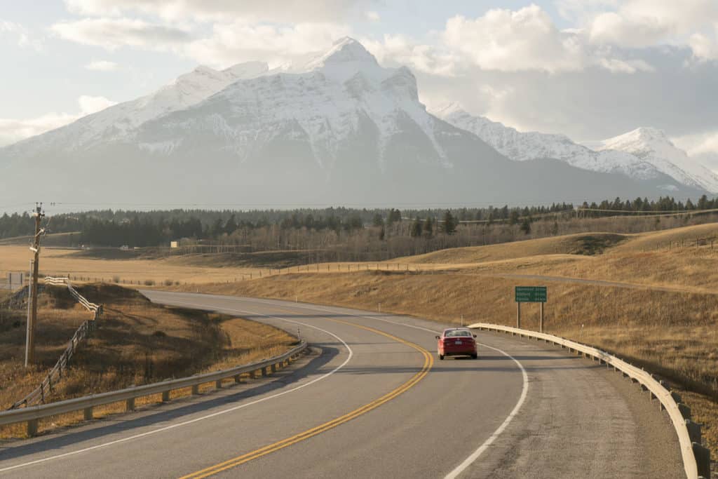 The drive to Crowsnest Pass