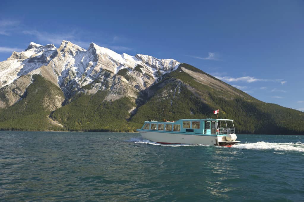 Take a sightseeing cruise on Lake Minnewanka