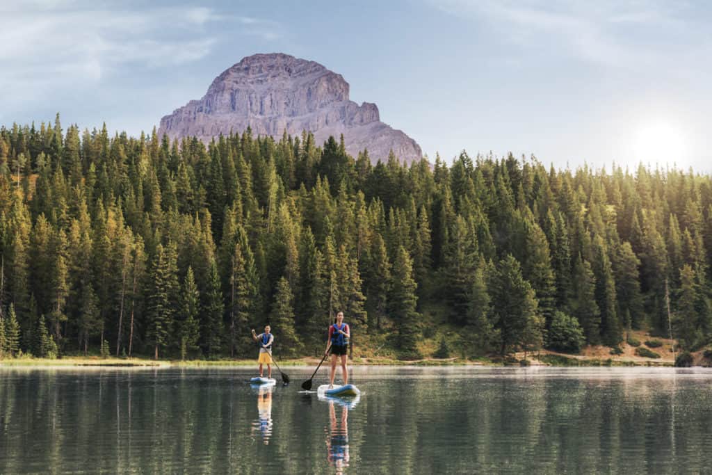 Paddle Boarding on Chinook Lake